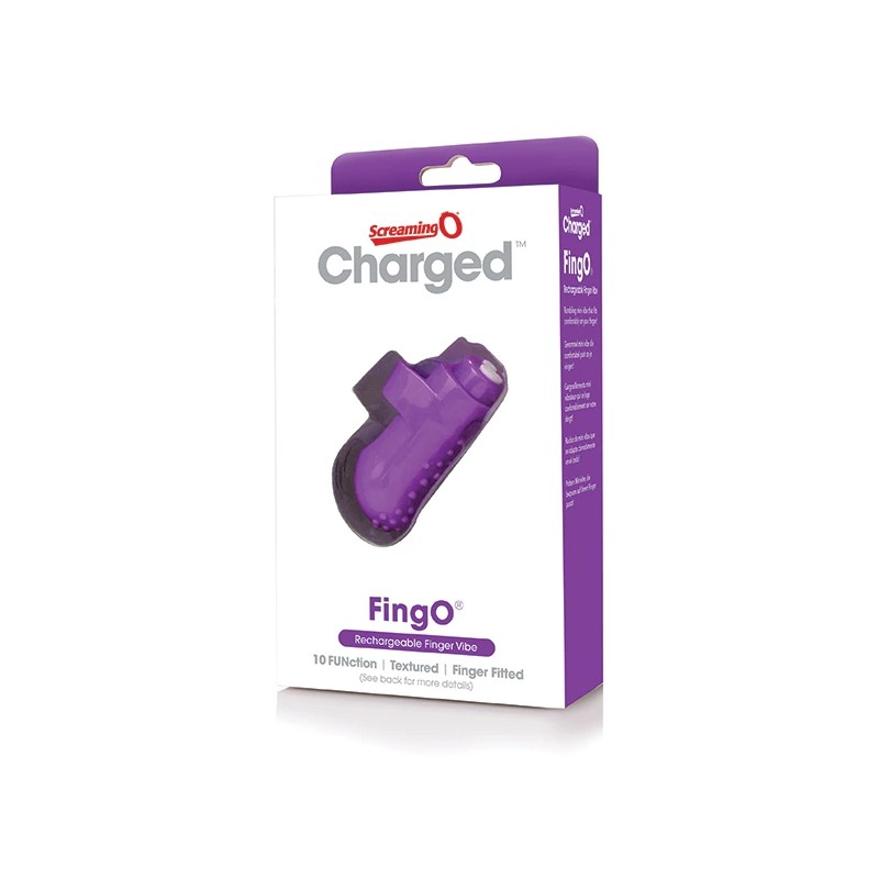 Wibrator na palec - The Screaming O Charged FingO Purple